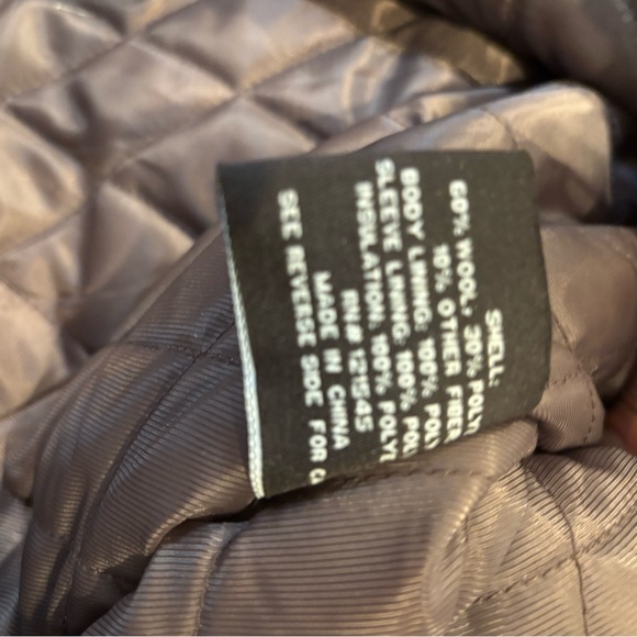 Michael Kors Brown Wool Button Up Lined Winter Warm Top Coat Jacket Women's Xl - Picture 8 of 8